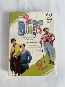 Three Stooges 2 Pack DVD 2003 Interactive 9 Episodes Digitally Mastered Box Set - Picture 1 of 4