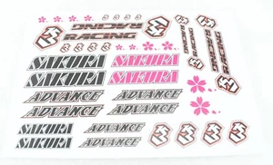 3 Racing Sakura Advance Decal Sheet New from Kit 3Racing Stickers M4 S64 Cero - Picture 1 of 1
