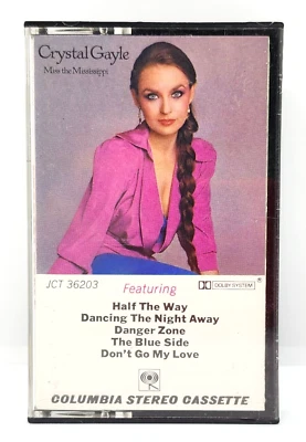 CRYSTAL GAYLE / MISS THE MISSISSIPPI (CASSETTE, 1979) COLUMBIA RECORDS Foto 1 de 3