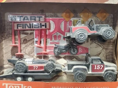 Tonka 1981 Midnight Rally Motocross Rally Juego de Coche de Carreras Camión Juguete Acero 1023 Foto 1 de 4