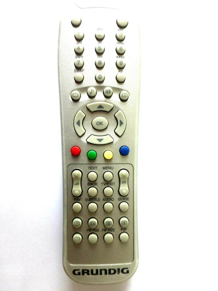 GRUNDIG LCD TV REMOTE CONTROL RX9187R for GUMONACOHD26i GUMONACOHD32i - Image 1 of 1