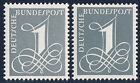 BUND 1958/1960, MiNr. 285 X und 285 Y II, postfrisch, gepr. Schlegel, Mi. 22,-