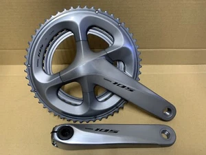 Juego de platos y platos Shimano 105 R7000 11 velocidades 39-53t plata - 172,5 mm - Imagen 1 de 6