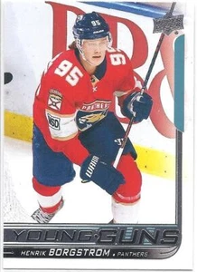 HENRIK BORGSTROM 2018-19 Upper Deck YOUNG GUNS Rookie Card RC #461 - Picture 1 of 1