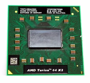 Socket S1 == AMD Turion 64X2 TMDTL58HAX5DM CPU Processor 1.9Ghz TL-58 - Picture 1 of 1