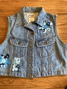 Chaleco de jean azul Sycamore para mujer talla pequeña - Imagen 1 de 3