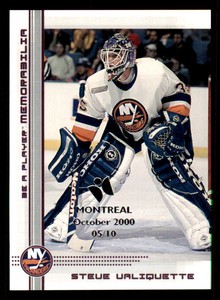 2000-01 BAP Memorabilia Montreal Olympic Stadium Show #5 Steve Valiquette /10