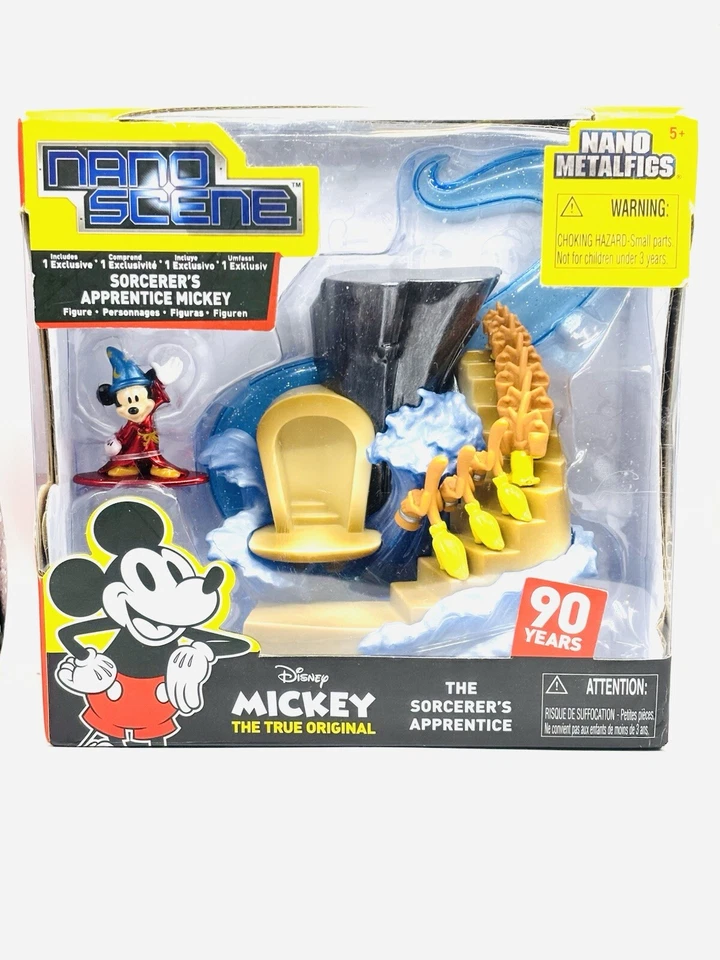 Disney Nano Figuras de Metal El Aprendiz de Hechicero Fantasía Mickey Mouse Jada Foto 1 de 4