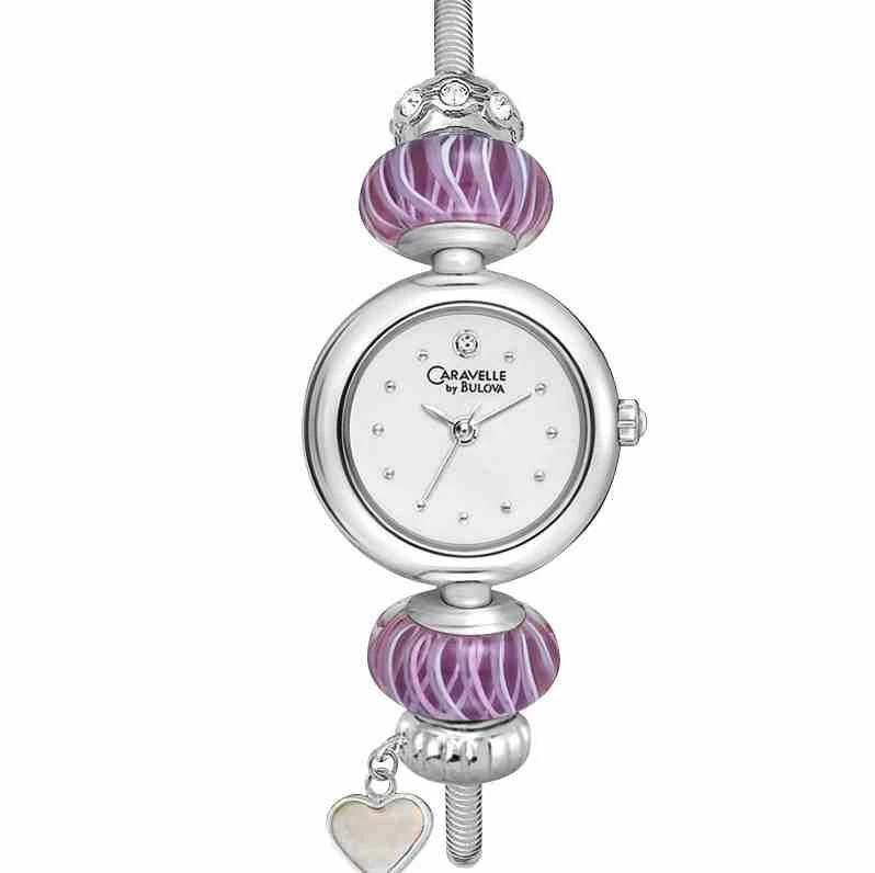 Reloj Pulsera CARAVELLE BY BULOVA DAMAS Analógico 43L140 Dijes Necesita Batería Nueva Foto 1 de 1