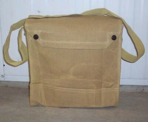 MÁSCARA DE GAS HAVERSACK - BOLSO DE TRANSPORTE COLOR CAQUI WW1 AUSTRALIANA BRITÁNICA - INDIANA JONES - Imagen 1 de 4