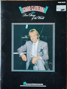 Richard Clayderman Love Songs Of The World Piano Solos Sheet Music Book - Picture 1 of 5