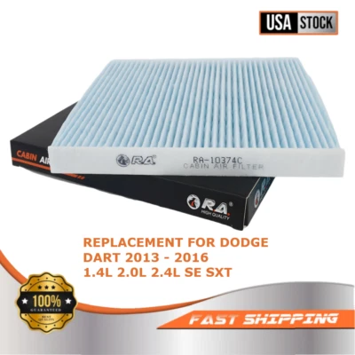 10374 Cabin Air Filter for DODGE DART 2013 2014 2015 2016 1.4L 2.0L 2.4L SE SXT - Image 1 of 4
