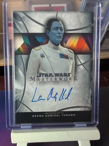 Grand Admiral Thrawn Auto Masterwork 2024 Lars Mikkelsen Star Wars Topps - Picture 1 of 2