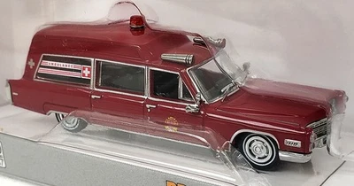 Ambulancia Cadillac Miller Meteor Brekina NUEVA HO 1966 escala 1/87 en acabado rojo Foto 1 de 3
