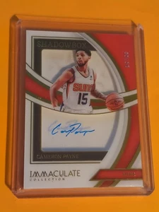 2021-22 Panini Immaculate Shadowbox Signatures /99 Cameron Payne #SBS-CPS Auto - Picture 1 of 2