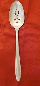 Vintage Meriden Silverplate Co. ~ First Lady Pattern ~ 8" Slotted Serving Spoon - Picture 1 of 4
