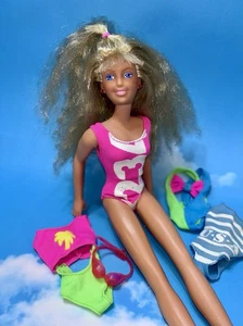 1988 Making Waves MAXIE Puppe in rosa 1234 Badeanzug Beachwear Hasbro #8200 - Bild 1 von 3