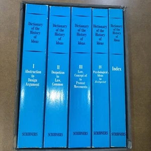 Dictionary of the History of Ideas P. Wiener Vol Set. 1-4 & Index - Picture 1 of 11