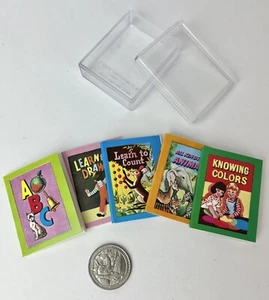 Set of 5 Mini Vintage Books Merrimack Publishing. ABC’s Colors Animals - Picture 1 of 4