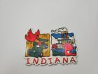 Vintage Fridge Magnet Indiana Cardinal Steamboat Indy Car Racing
