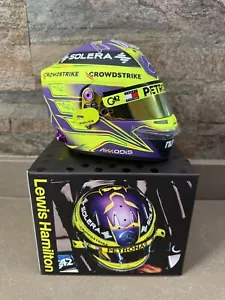 Upgraded 2024 1:2 Helmet Lewis Hamilton Mercedes F1 - Bild 1 von 7