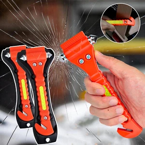 Car Safety Hammer Window Glass Breaker Emergency Escape Cutter Safe Hammer NEW - Picture 1 of 12