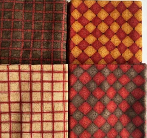 4FQ Fat Quarter Moda 18X22" Quality Quilt Fabric Quilting Crafting Sewing - Picture 1 of 2