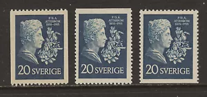 Sweden 1955 Pehr Atterbom 20ö coil & booklet singles mint (see note) SG 371-a - Picture 1 of 2