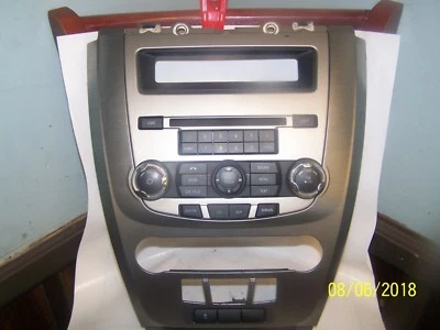 11-12 FORD FUSION 2010 11 MERCURY MILAN CONTROL PANEL W/O NAVIGATION - Image 1 of 4