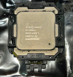 Pair (2) Intel Xeon E5-2699 V4 2.2GHz 22 Core CPU SR2JS CISCO USC B200 M - Picture 1 of 4