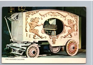 TWO JESTERS CALLIOPE RINGLING MUSEUM OF THE CIRCUS Sarasota Florida postcard E2 - Picture 1 of 2