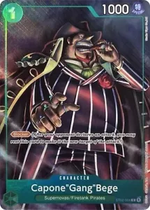 Capone "Gang"Bege Alternate Art Foil - ST02-004 - QUASI NUOVO - pezzo unico TCG - Foto 1 di 1