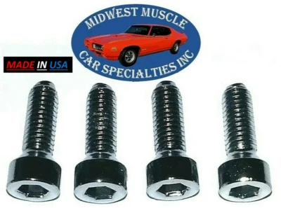 Door Window Crank Handle Screws Bolts Fits Chrysler Dodge Plymouth Cuda 4pcs B - Image 1 of 4
