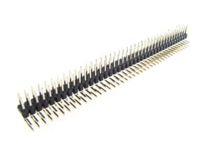 2x40 2,54 mm 0,1 Zoll zweireihiger rechtwinkliger gerader Schneidwerk - 5er-Pack - Bild 1 von 1