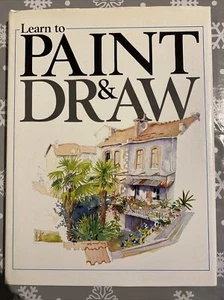 learn to paint and draw - Leisure Books - Hardcover 1981 - Picture 1 of 4