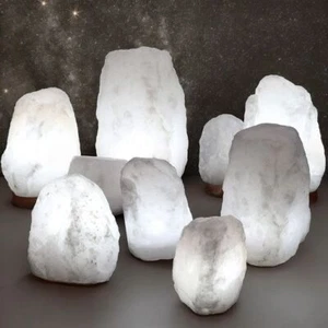 Kristall Berg Himalaya Salz Tischlampe 1-25 kg natürliche positive Ionen Ornament - Bild 1 von 23