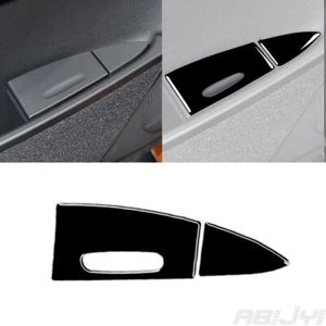 Glossy Piano Black Driver Rear Door Ashtray Cover Trim For Porsche Cayenne Sport - Imagen 1 de 13