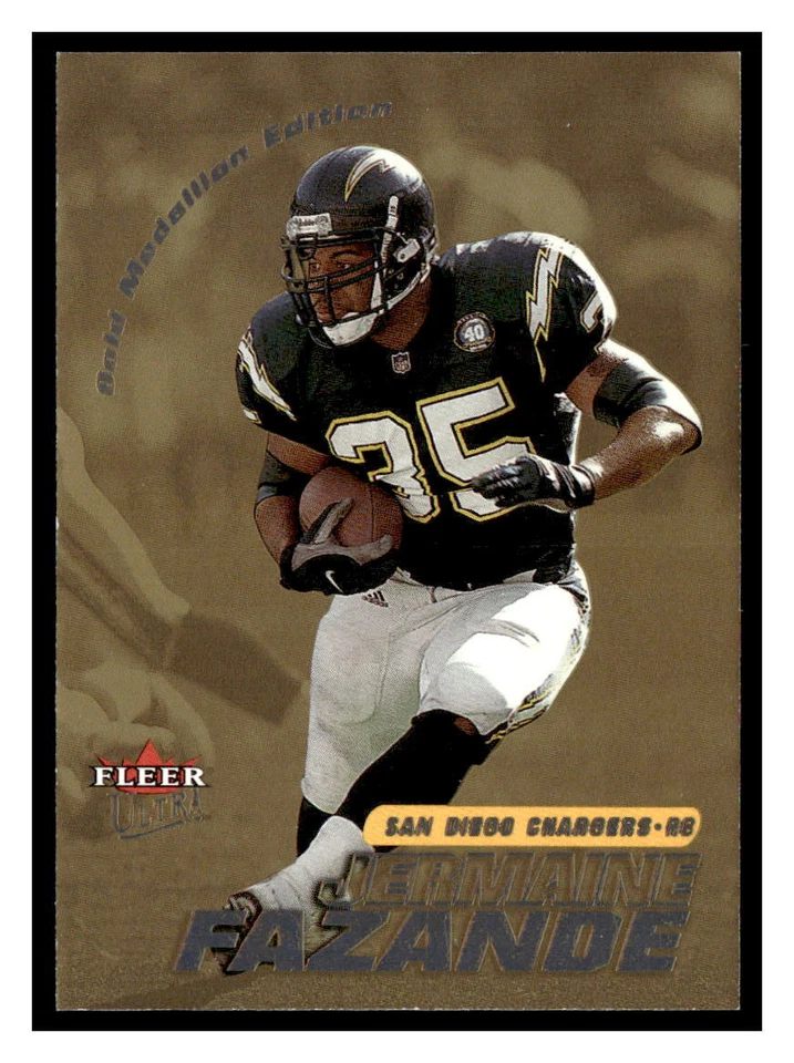Jermaine Fazande 2001 Ultra 118G  SN250  Gold Medallion - Image 1 of 2