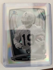 2014 Bowman Chrome Refractor - MIKE DAVIS RC #171 - OAKLAND RAIDERS 🏈 - Picture 1 of 1