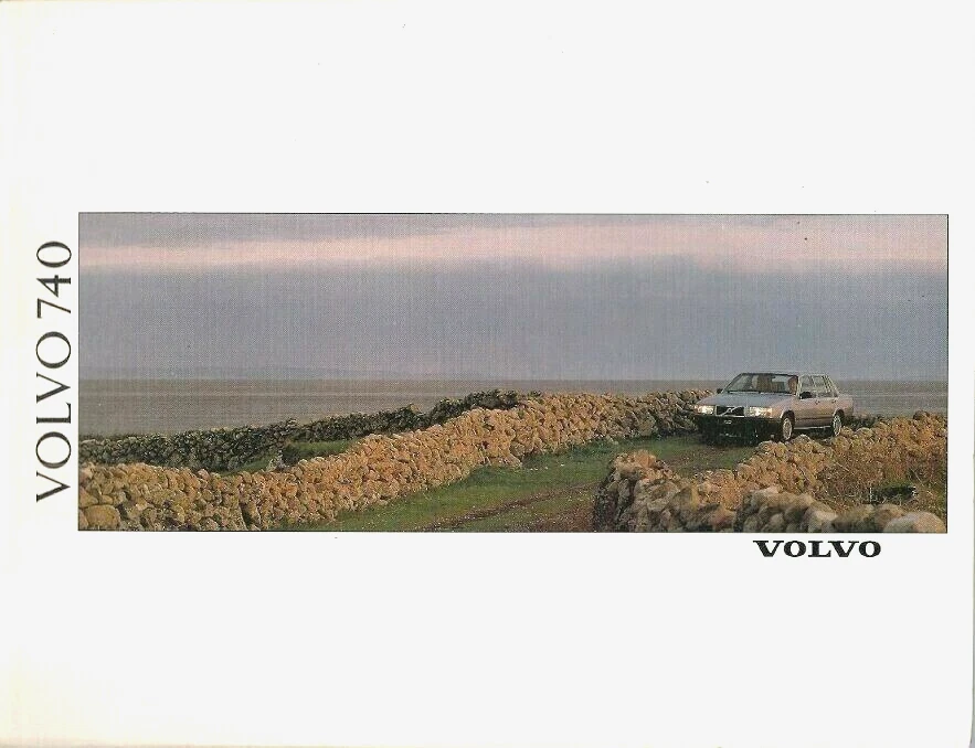 Volvo 740 Saloon & Estate 1989-1990 UK Market Sales Brochure GL SE GLT Turbo TD - Image 1 of 1