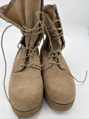Botas de combate Altama exército militar marrom bronzeado solas Vibram com cadarço masculinas tamanho 7W - Imagem 1 de 4