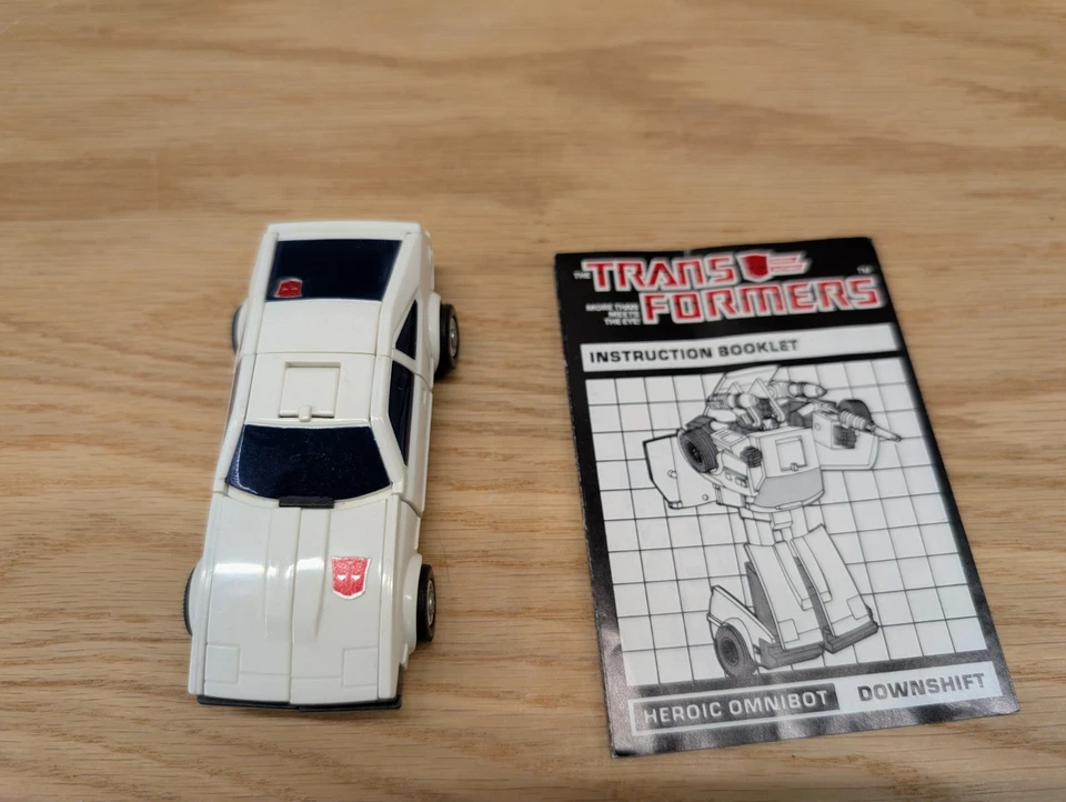 Transformers G1 1985 Downshift incompleto: figura, instrucciones Foto 1 de 4