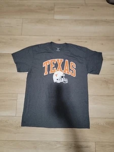 Camisa Texas Longhorns NCAA Auténtica Ropa Gris Manga Corta Talla Grande - Imagen 1 de 3