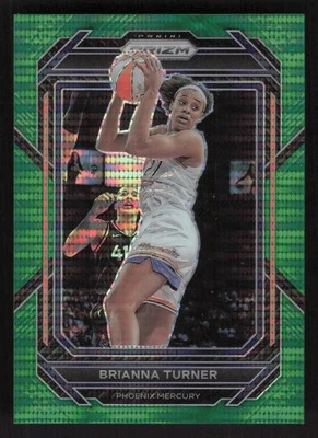 2023 Panini Prizm WNBA #27 Brianna Turner Green Pulsar #/25 - Image 1 of 2