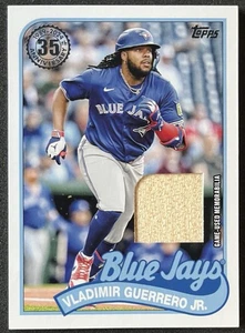 2024 Topps Update 1989 Topps Baseball Relics Vladimir Guerrero Jr #89RU-VG - Picture 1 of 2