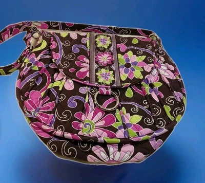  *Vera Bradley* Saddle Up Crossbody Purple Punch shoulder bag  - Image 1 of 4