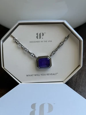 Bomb Party Original Necklace Once Made of Mist Purple On Hematite Plating - Изображение 1 из 3