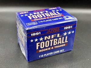 1991 Score NFL Football Rookie & Traded 110 Karten Set SEALED **KOSTENLOSER VERSAND** - Bild 1 von 4