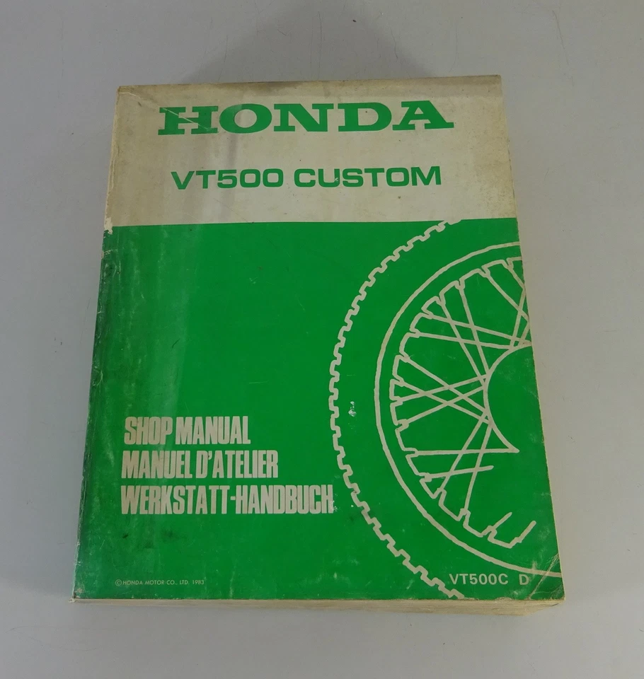 Manuale Di Officina Honda VT 500 C Custom Stand 1983 - Immagine 1 di 4
