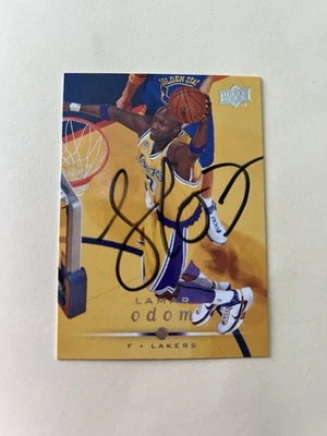 Hand Signed 2008-09 Upper Deck - Lamar Odom #84 - Image 1 of 2